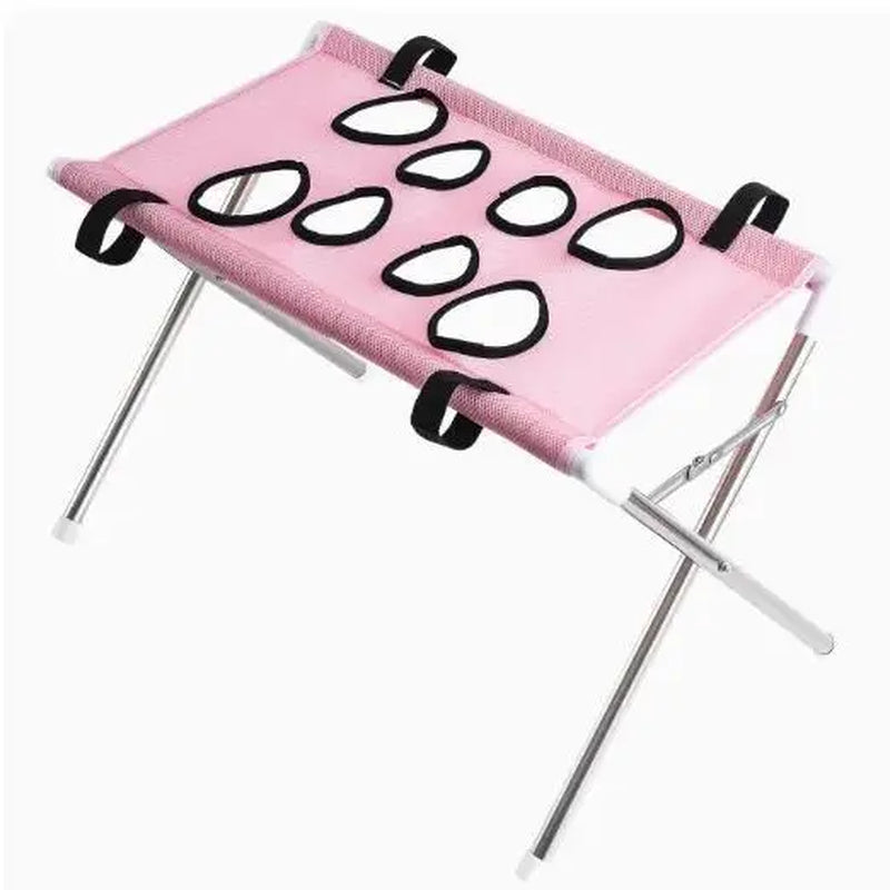 Foldable Dog Bathing Hammock Stand β Hands-Free Pet Washing Station