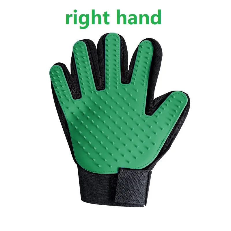 Rubber Pet Glove Cat Grooming Glove Dog Cat Hair Combs Pet Bath Deshedding Tools Glove Massage Grooming Clean Dogs Cats Supplies