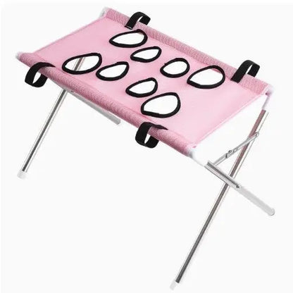 Foldable Dog Bathing Hammock Stand – Hands-Free Pet Washing Station