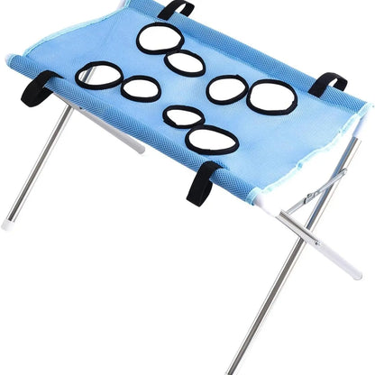 Foldable Dog Bathing Hammock Stand – Hands-Free Pet Washing Station