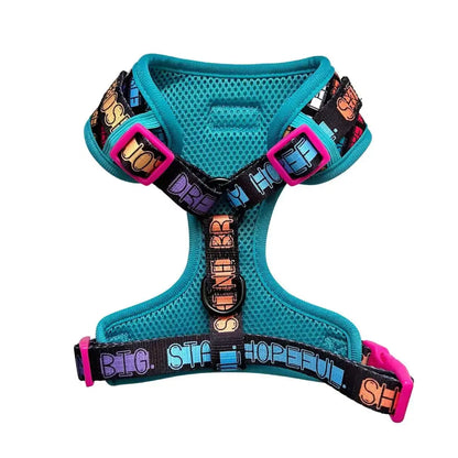 Adjustable Positive Affirmations Dog Harness