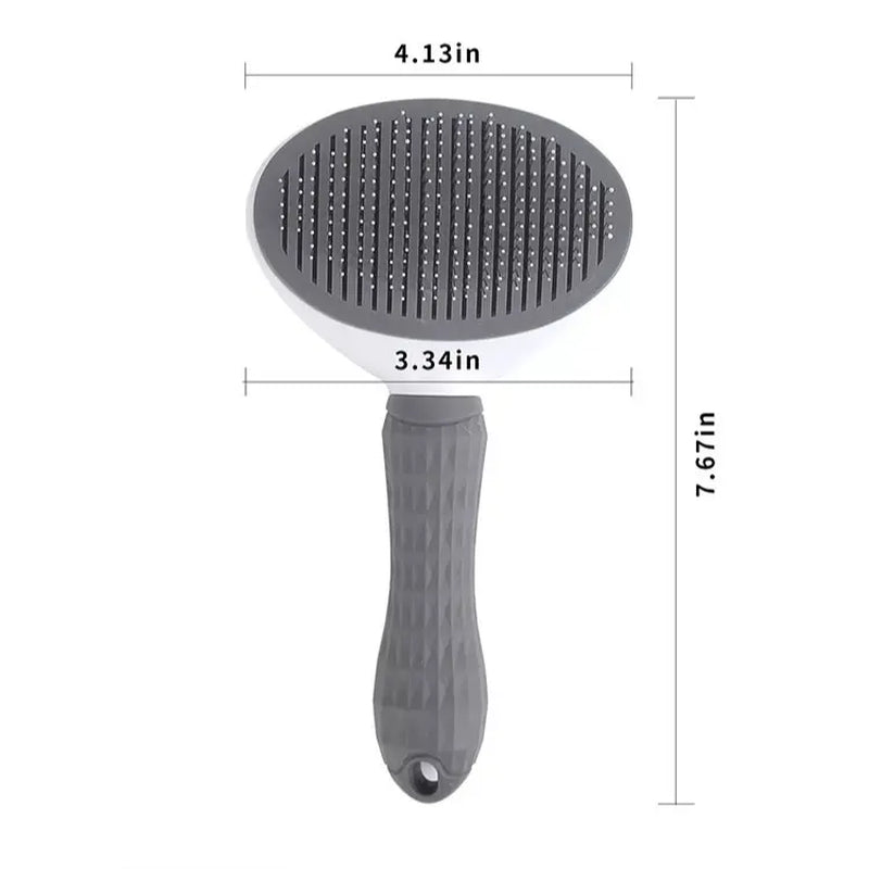 Self-Cleaning Pet Grooming Brush for Cats & Dogs