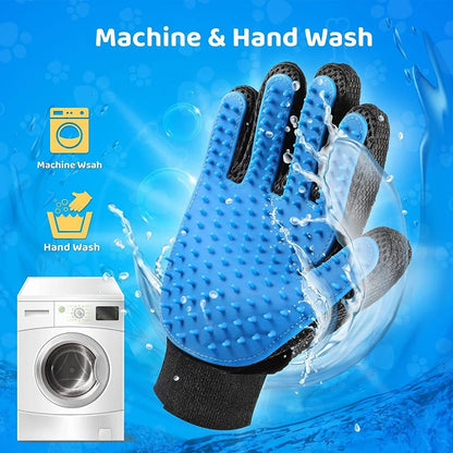 Rubber Pet Glove Cat Grooming Glove Dog Cat Hair Combs Pet Bath Deshedding Tools Glove Massage Grooming Clean Dogs Cats Supplies