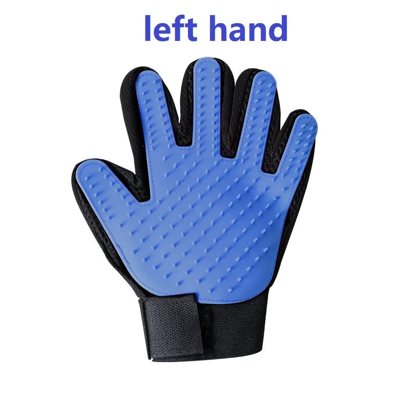 Rubber Pet Glove Cat Grooming Glove Dog Cat Hair Combs Pet Bath Deshedding Tools Glove Massage Grooming Clean Dogs Cats Supplies