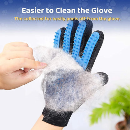 Rubber Pet Glove Cat Grooming Glove Dog Cat Hair Combs Pet Bath Deshedding Tools Glove Massage Grooming Clean Dogs Cats Supplies